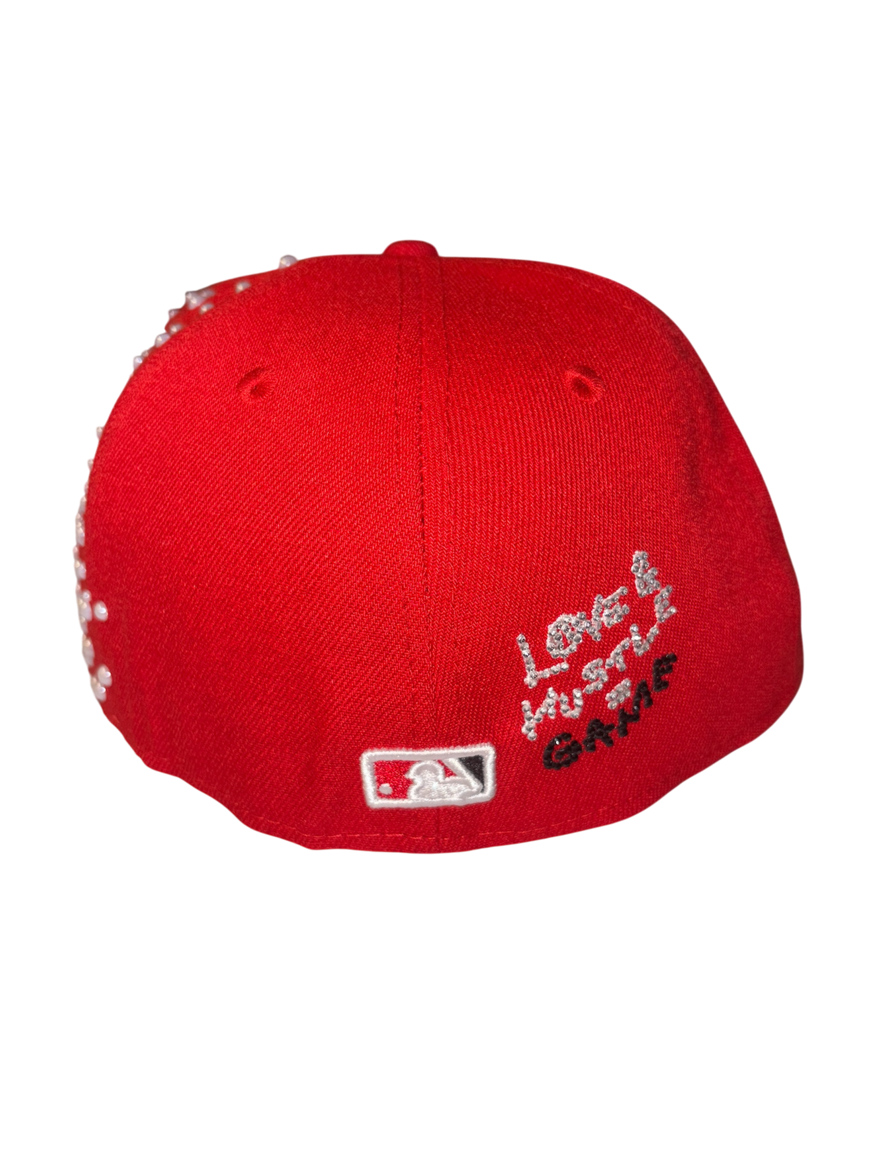 Custom Cap Red Pearl LA Dodgers