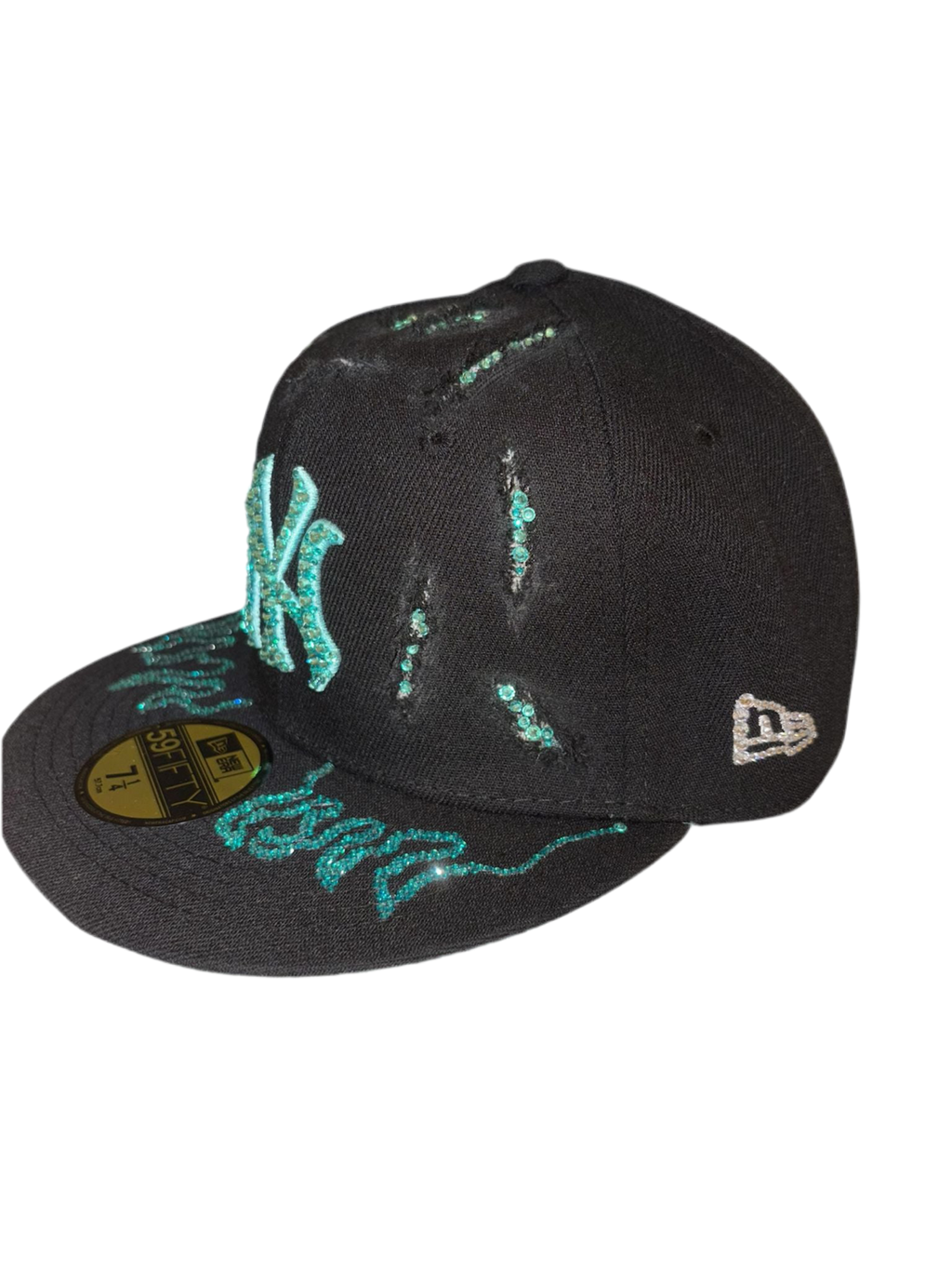Custom Cap N.Y. Blue Diamonds