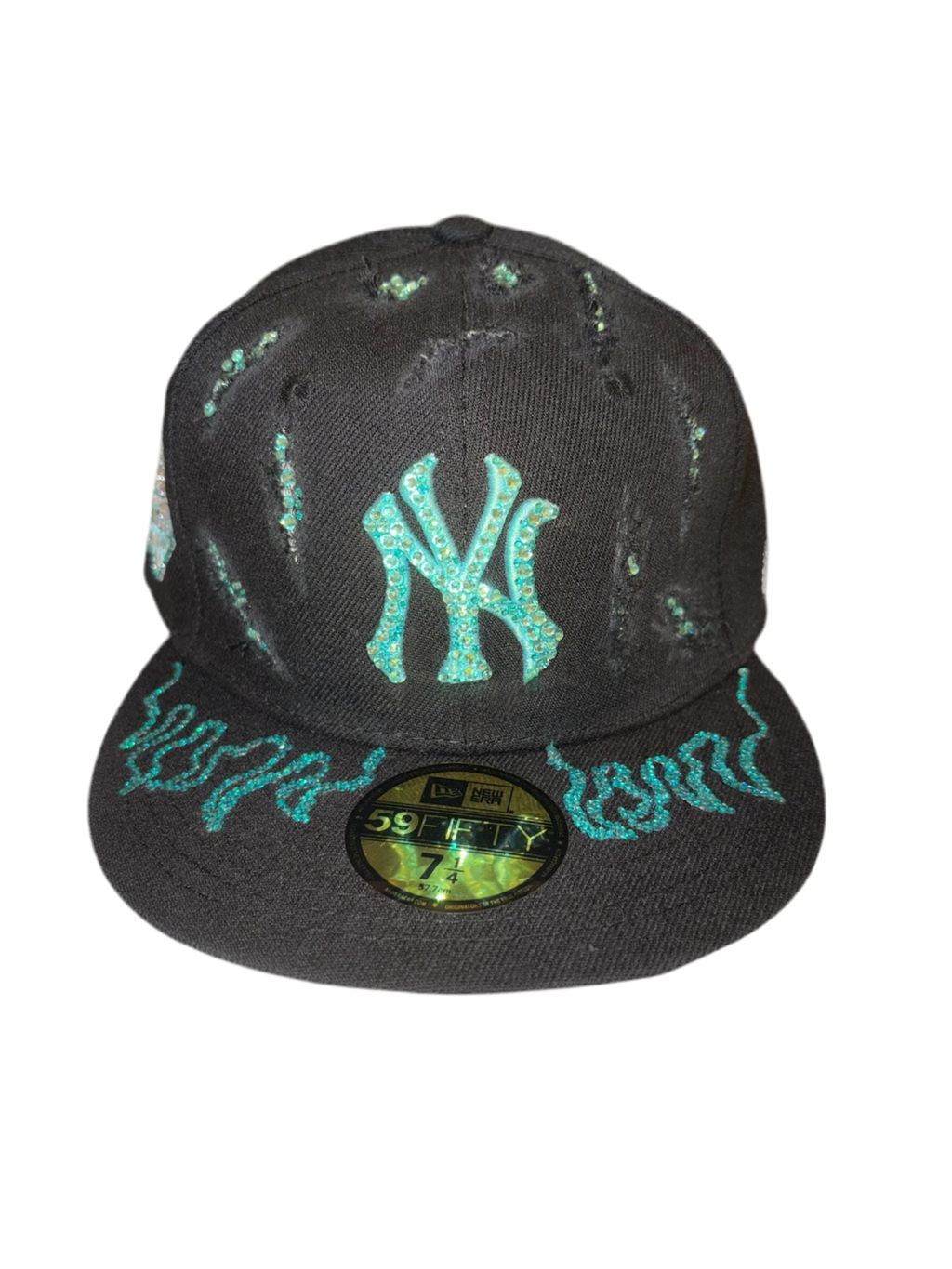 Custom Cap N.Y. Blue Diamonds