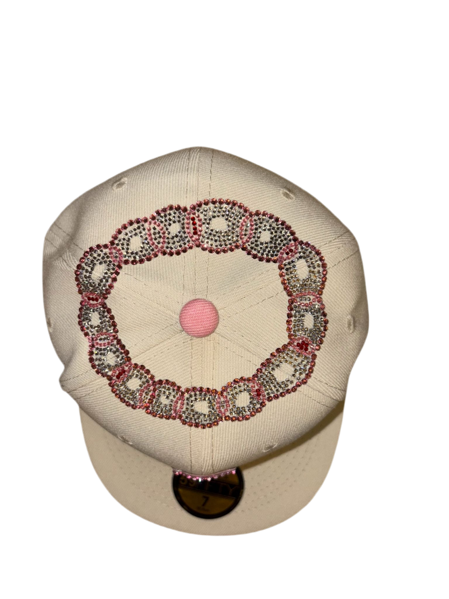 New Era Custom White Sox Pink Diamonds
