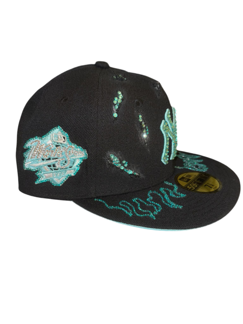 Custom Cap N.Y. Blue Diamonds