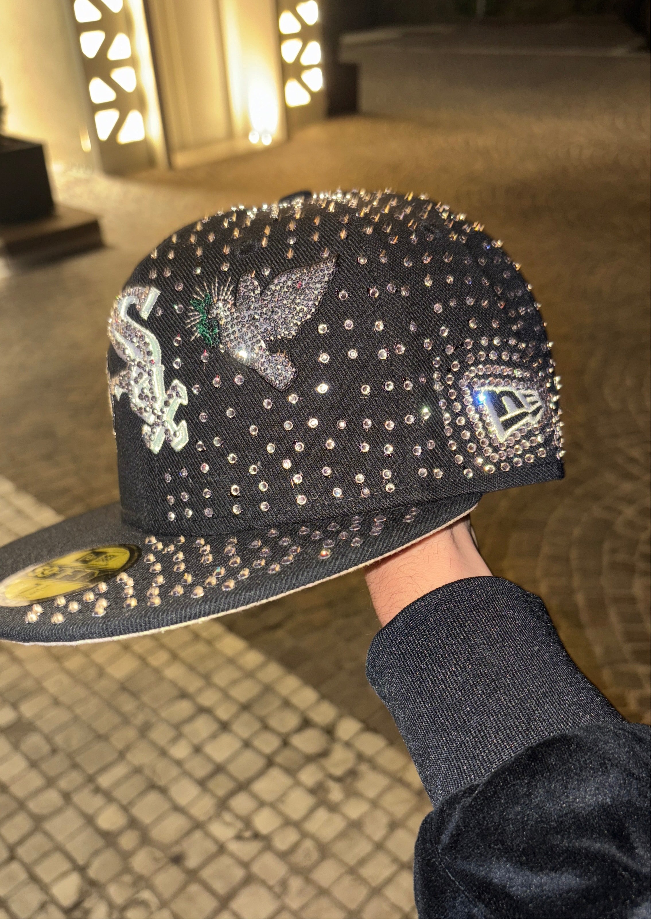 Custom Cap Diamond Chicago White Sox