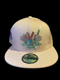Custom Cap New York Diamonds Flowers