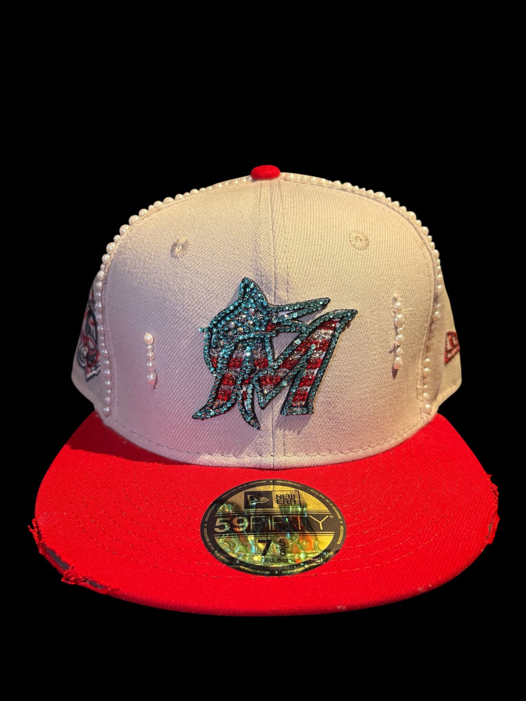 Custom Cap Diamond Shark Miami